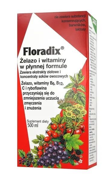 FLORADIX Iron and Vitamins Liquid 500 ml