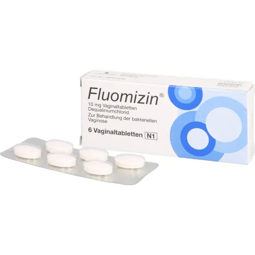 FLUOMIZIN vaginal tablets, dequalinium chloride, treat bacterial vaginosis