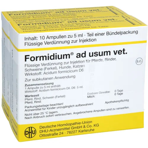 FORMIDIUM INJECTION SOLUTION vet. 20X5ml