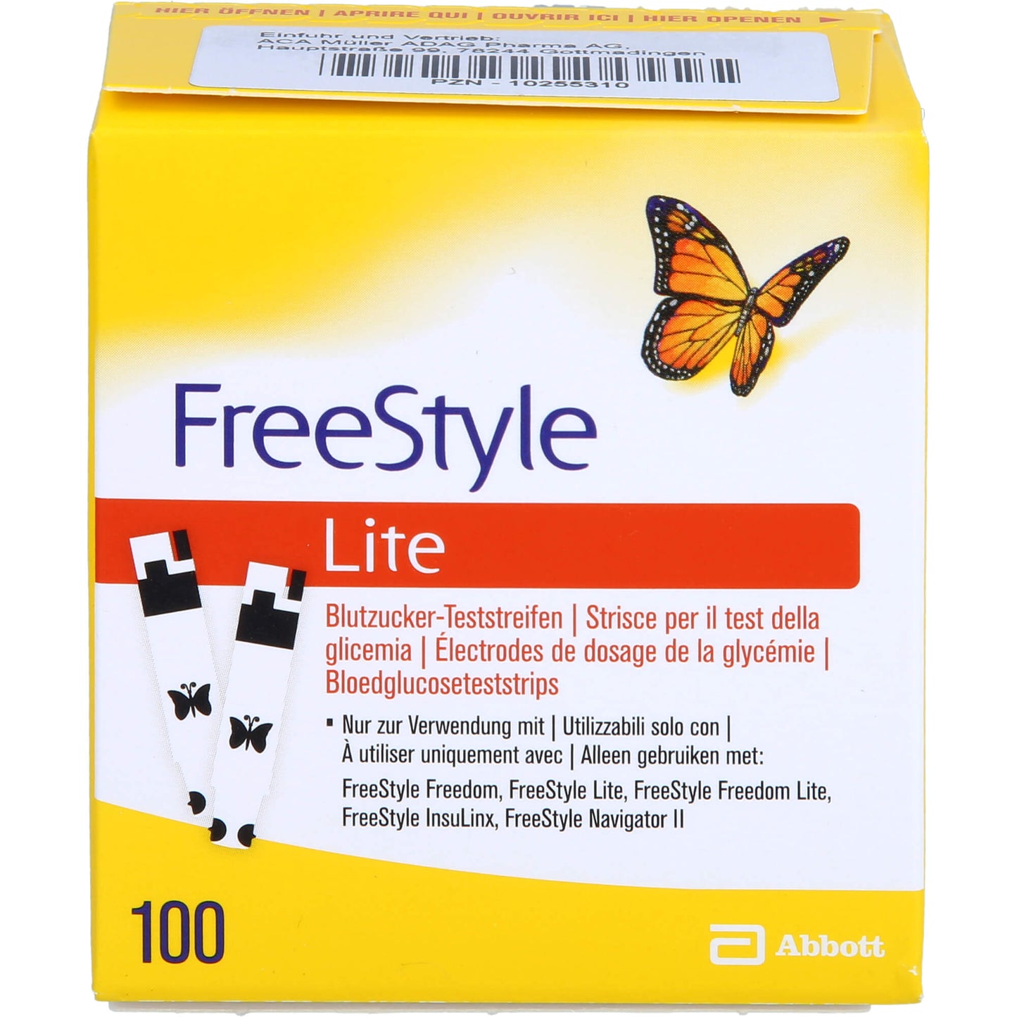 FREESTYLE Lite test strips without coding