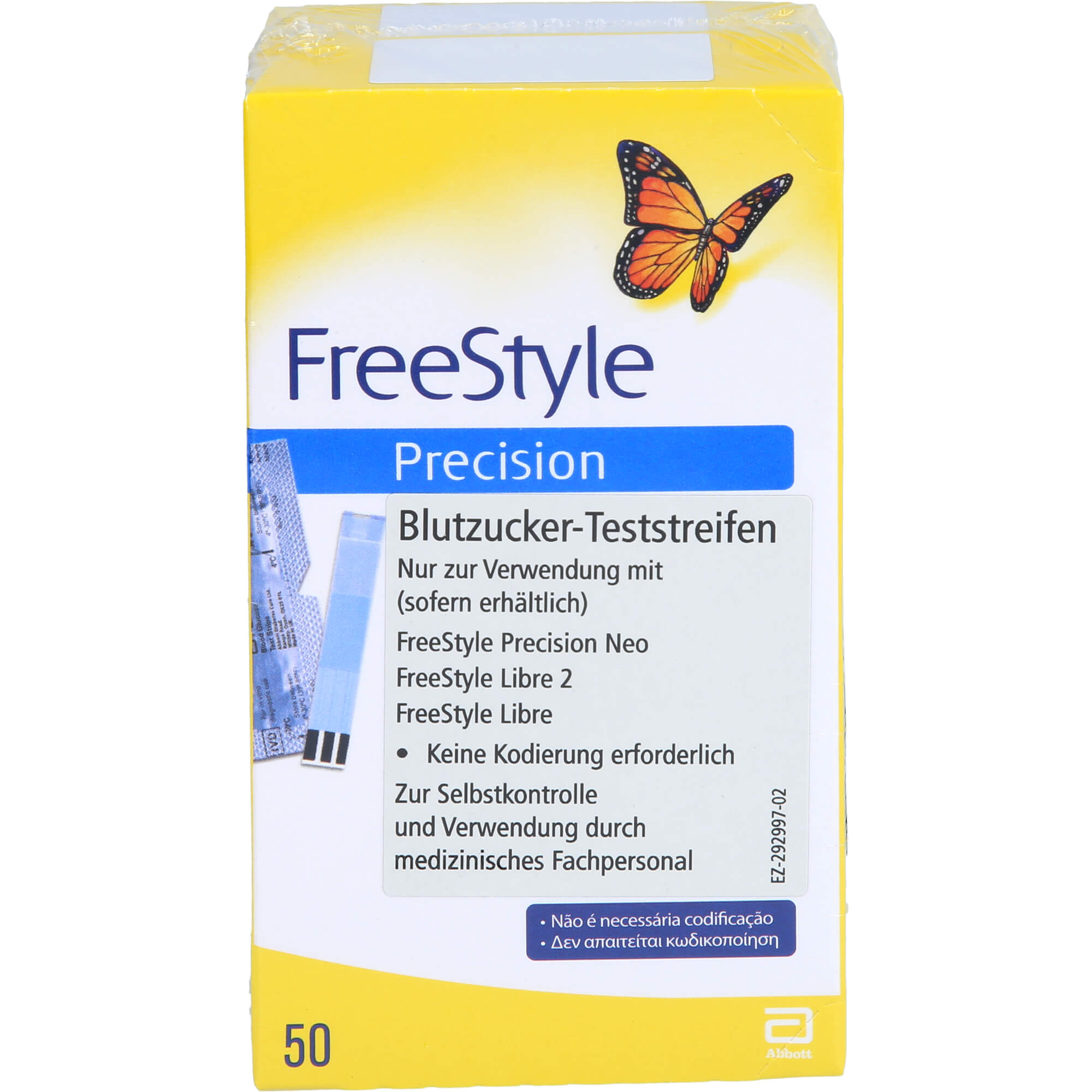 FREESTYLE Precision Blood Glucose Test Strip Coding UK ELIVERA UK