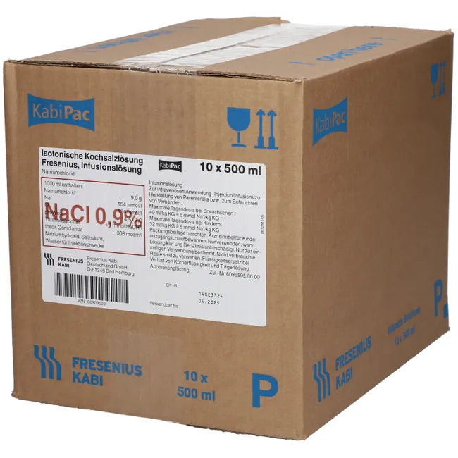 FRESENIUS saline solution 0.9% plastic bottle