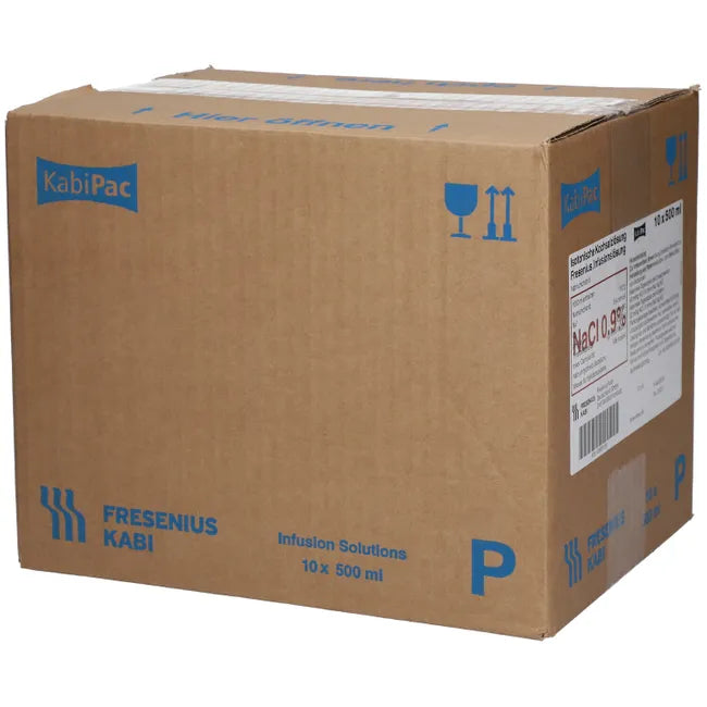 FRESENIUS saline solution 0.9% plastic bottle