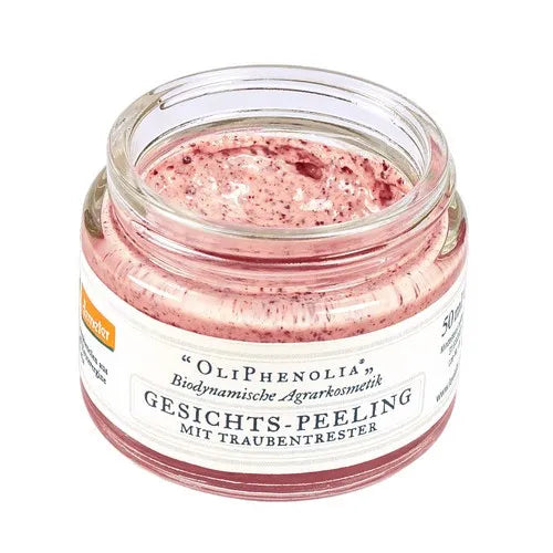 Facial scrub with grape pomace OliPhenolia 50 ml