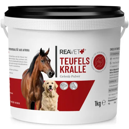 Feed for dogs and horses, REAVET Devil's Claw