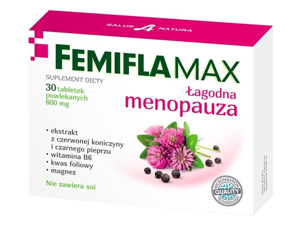 Femiflamax x 30 tablets, menopause symptoms