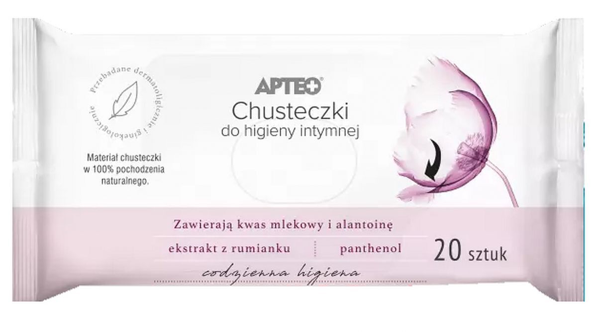 Feminine wipes | APTEO CARE Intimate hygiene wipes x 20 pieces