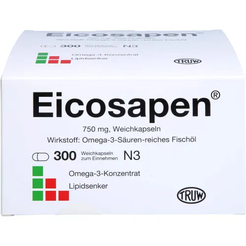Fish oil rich in omega-3 acids, EICOSAPEN soft capsules