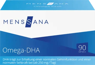 Fish oil, rich in omega-3 acids, OMEGA DHA MensSana capsules UK