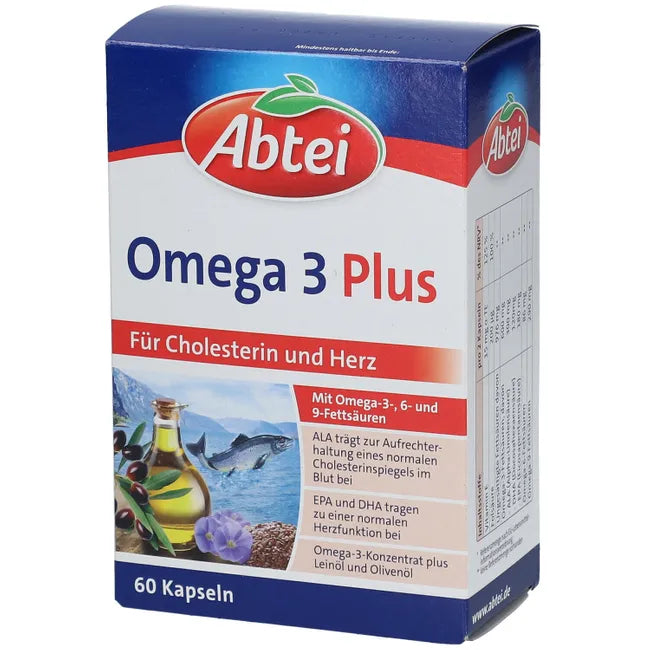 For cholesterol and heart ABTEI Omega-3 Plus Capsules