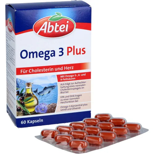 For cholesterol and heart ABTEI Omega-3 Plus Capsules