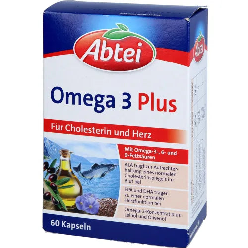 For cholesterol and heart ABTEI Omega-3 Plus Capsules