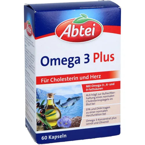 For cholesterol and heart ABTEI Omega-3 Plus Capsules