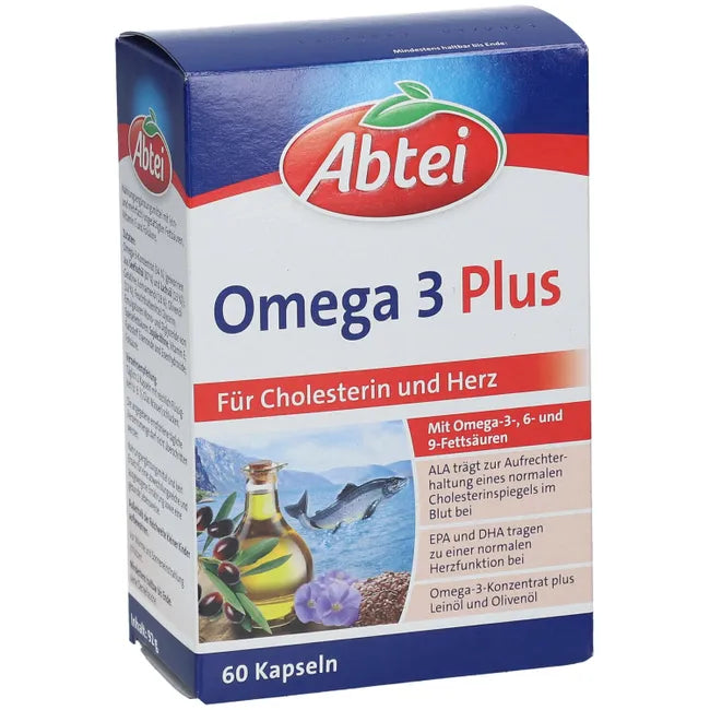 For cholesterol and heart ABTEI Omega-3 Plus Capsules