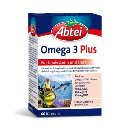 For cholesterol and heart ABTEI Omega-3 Plus Capsules