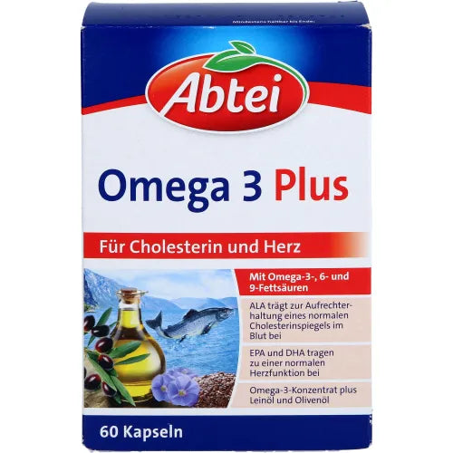 For cholesterol and heart ABTEI Omega-3 Plus Capsules