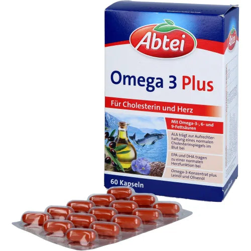 For cholesterol and heart ABTEI Omega-3 Plus Capsules