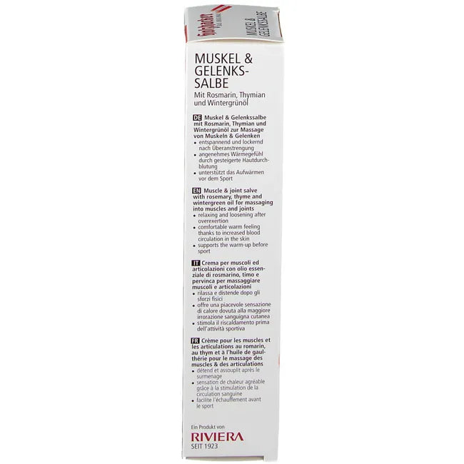 For sore muscles and joint pain RIVIERA Muscle & Joint Ointment