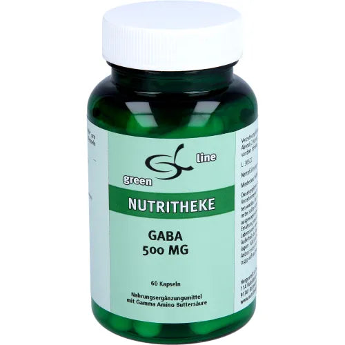 GABA 500 mg Capsules 11 A 60 count