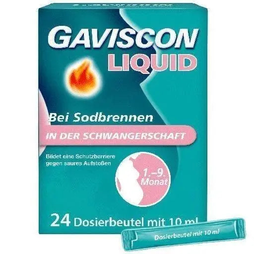 GAVISCON Liquid 24X10 ml, heartburn during early pregnancy UK