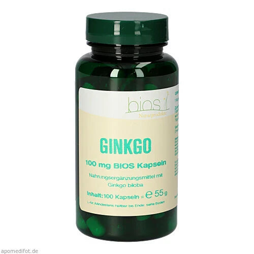 GINKGO 100 mg Bios Capsules 100 count