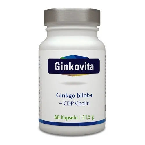 GINKOVITA Ginkgo 24-6 CDP-Choline vegan capsules