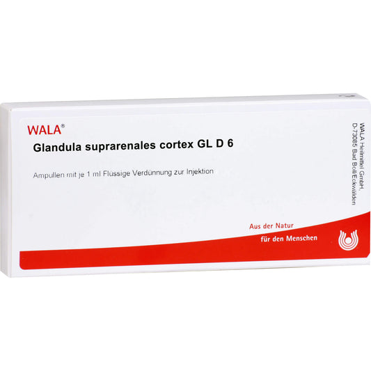 GLANDULA SUPRARENALES cortex GL D 6 ampoules
