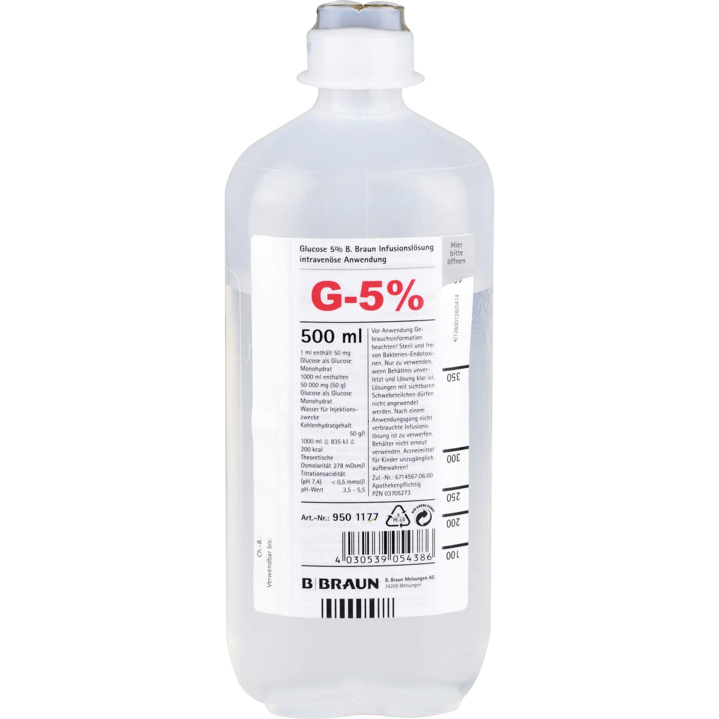 GLUCOSE 5% B.Braun Ecoflac Plus
