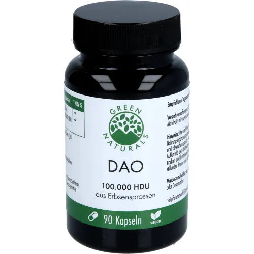 GREEN NATURALS DAO 100mg veg. for histamine reduction