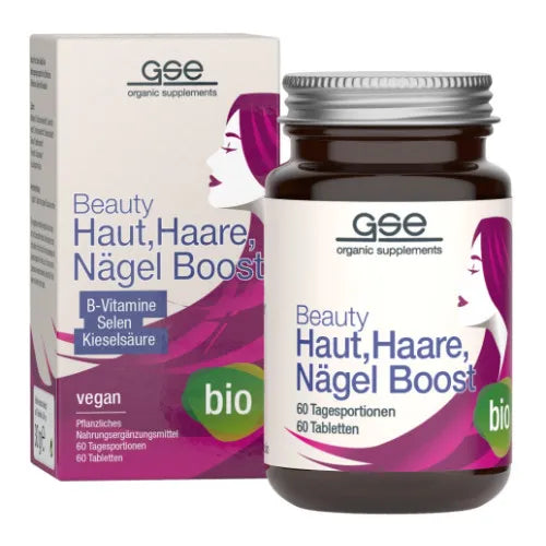 GSE BEAUTY Skin Hair Nails Boost Tablets Organic