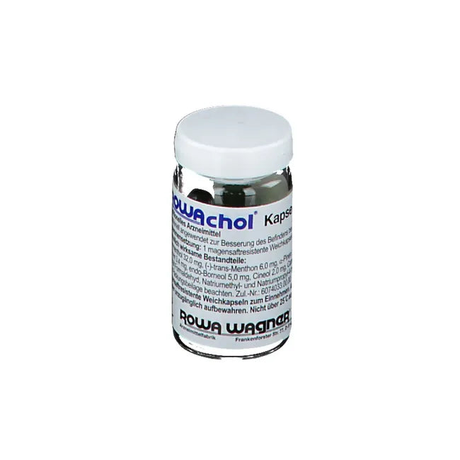 Gallbladder problems, ROWACHOL soft capsules GERMANY