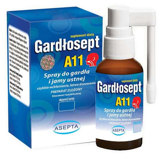 Gardłosept A11 spray 10ml