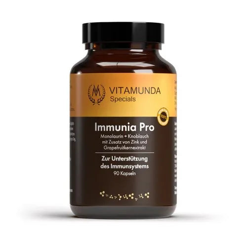 Garlic, zinc, grapefruit seed extract, IMMUNIA Pro Monolaurin Capsules