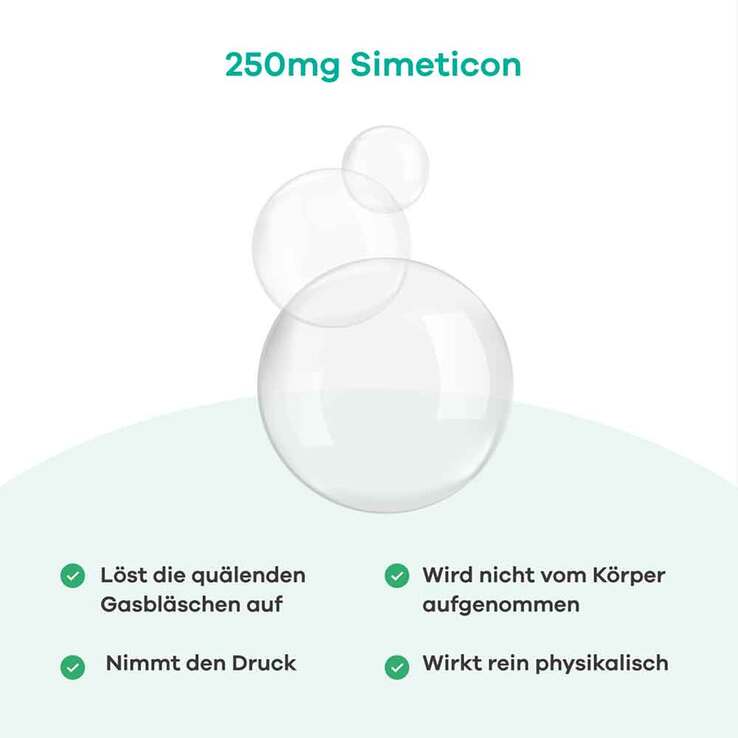 Gas relief, Novacalm vanilla sachets