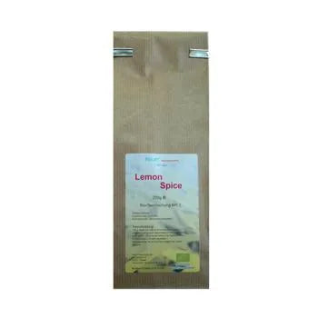 Ginger root, cinnamon bark, licorice root, lemon myrtle, Organic Tea Blend No. 3