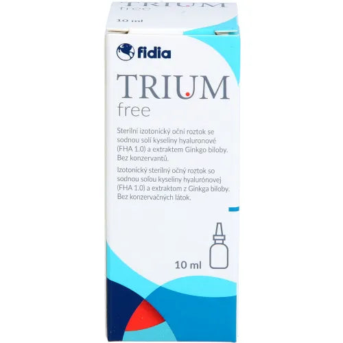 Ginkgo biloba eye drops, TRIUM free eye drops