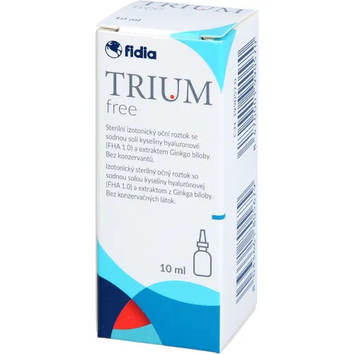 Ginkgo biloba eye drops, TRIUM free eye drops