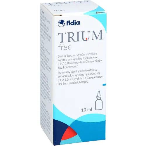 Ginkgo biloba eye drops, TRIUM free eye drops