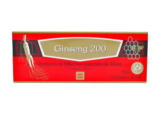 Ginseng 200 Ginseng & Royal Jelly & Honey 10 vials