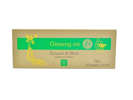 Ginseng 500 Ginseng & Honey Liquid 10fiol.a10