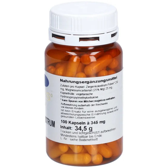 Goat colostrum capsules, 100 pieces