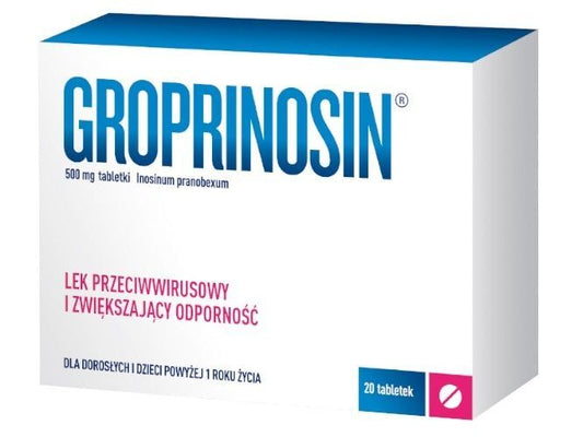 Groprinosin 500 mg 20 tablets