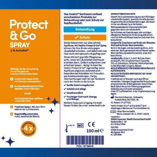 HEDRIN Protect & Go Spray