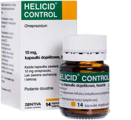 HELICID Control x 10 mg capsules 14