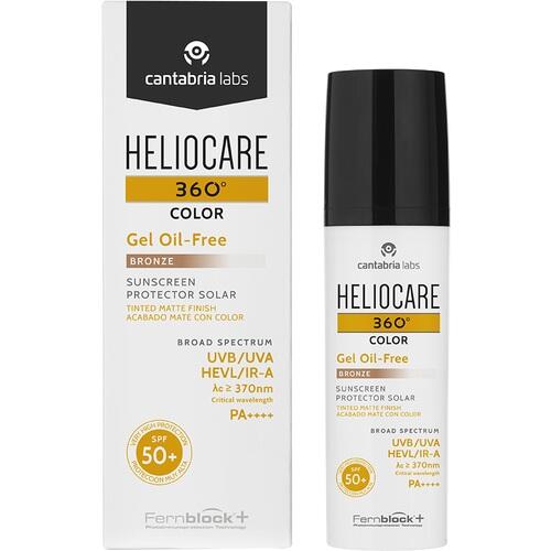HELIOCARE Sunscreen 360° Color Gel oil-free bronze