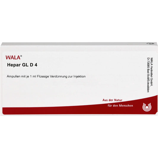 HEPAR GL D 4 ampoules