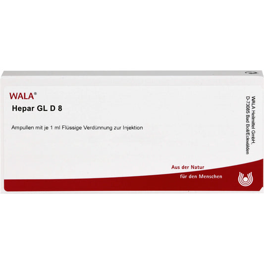 HEPAR GL D 8 ampoules