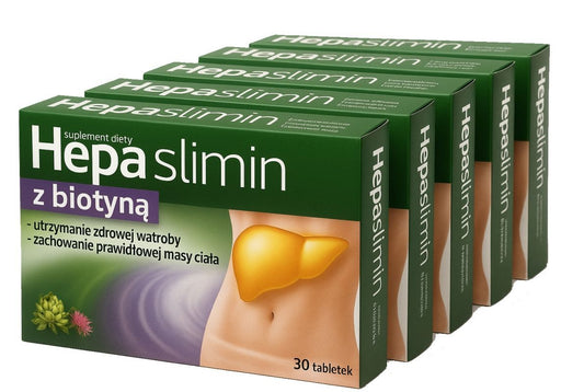 HEPASLIMIN with biotin 5 x 30 tablets