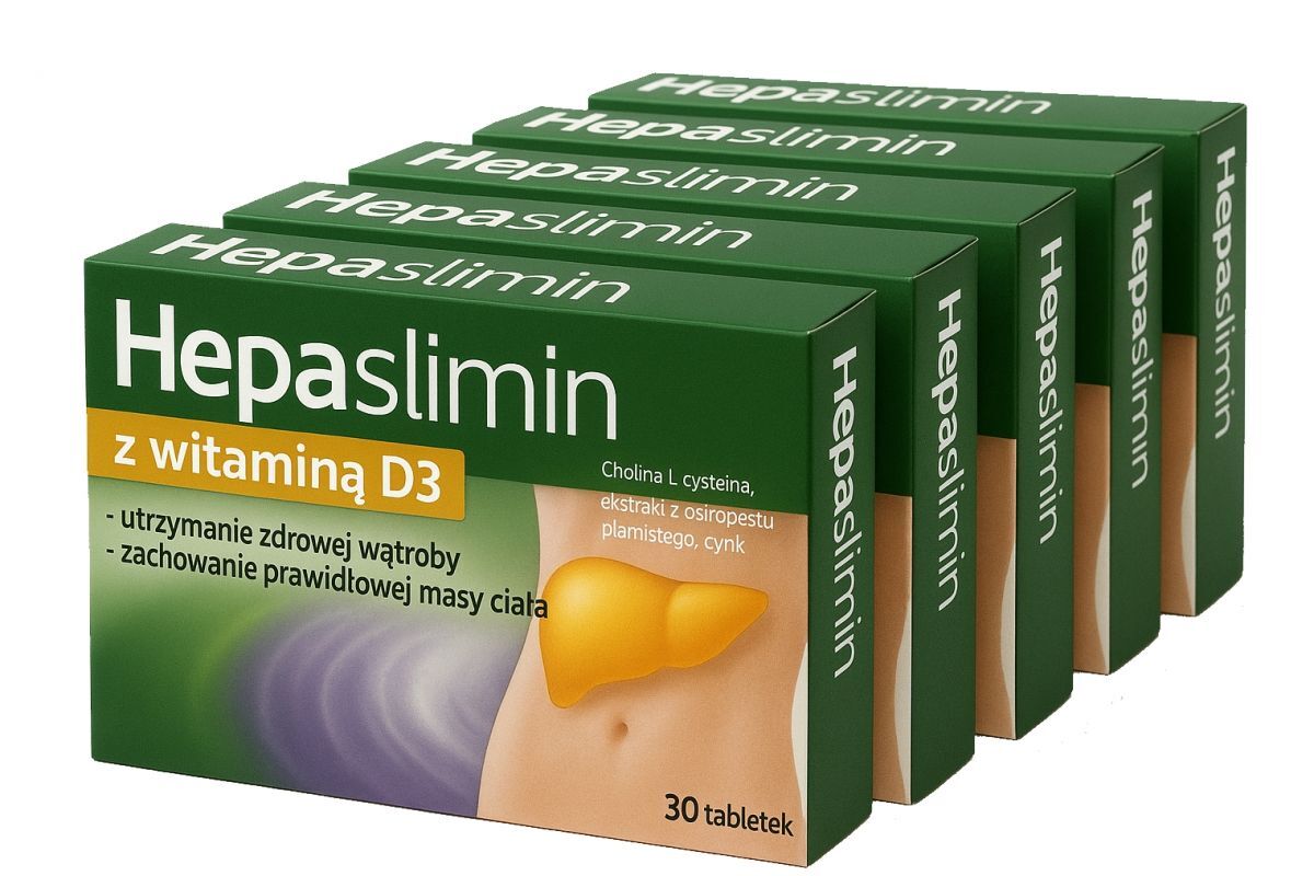 HEPASLIMIN with vitamin D3 5 x 30 tablets