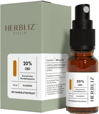 HERBLIZ CBD oil 20% classic mouth spray UK